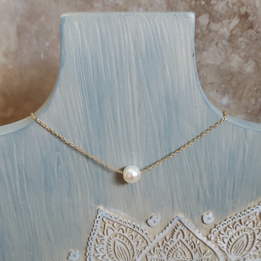 PEARL Goldtone Pearl Necklace